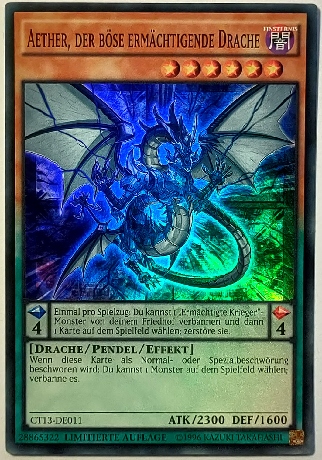 Aether, Der böse ermächtigende Drache - Super Rare