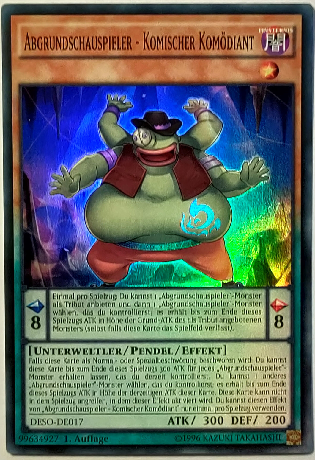 Abgrundschauspieler - Komischer Komödiant - Super Rare