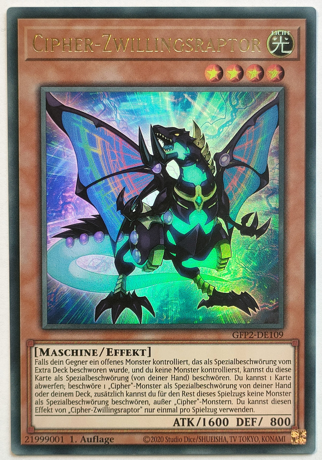Cipher-Zwillingsraptor - Ultra Rare