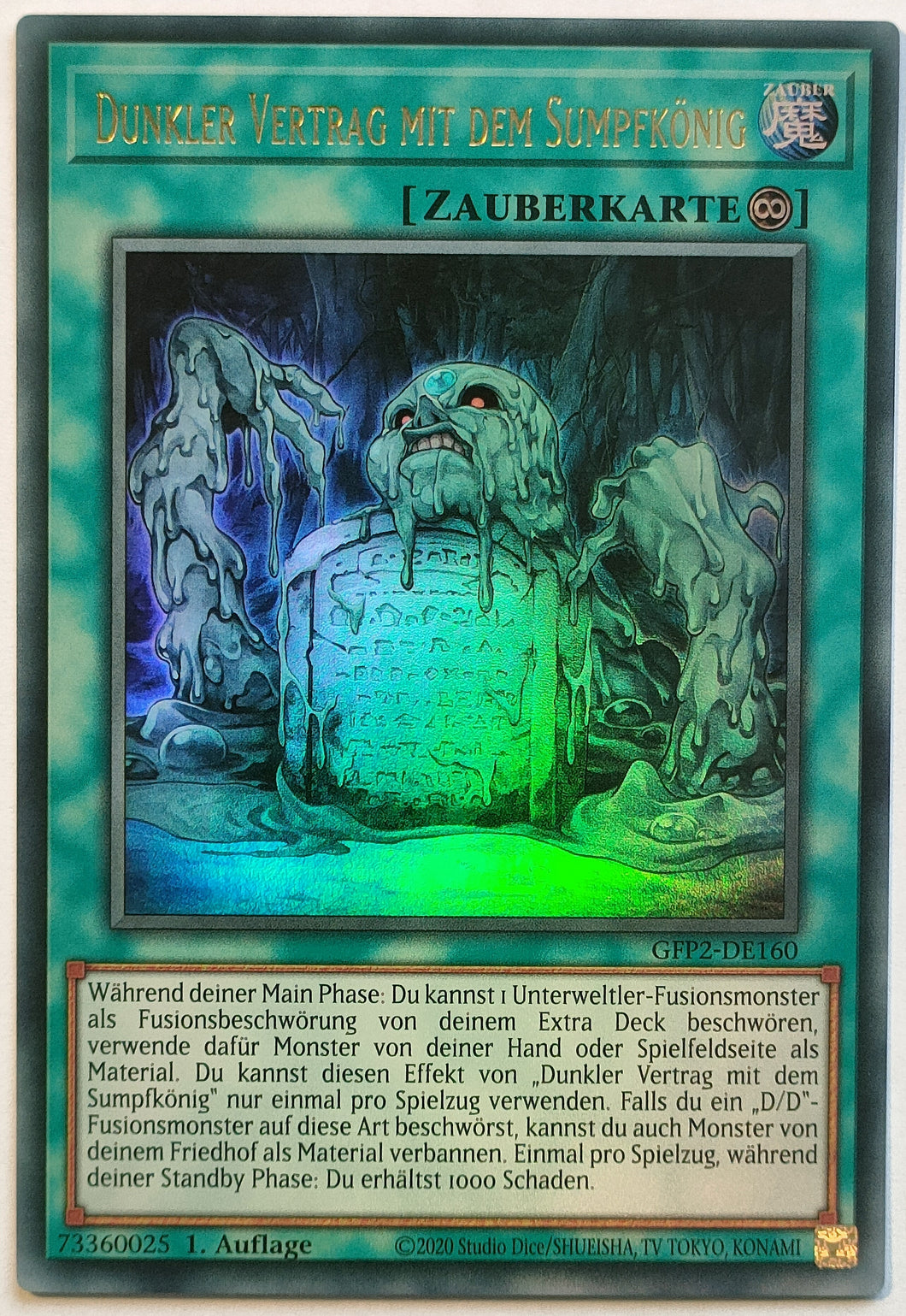 Dunkler Vertrag mit dem Sumpfkönig - Ultra Rare