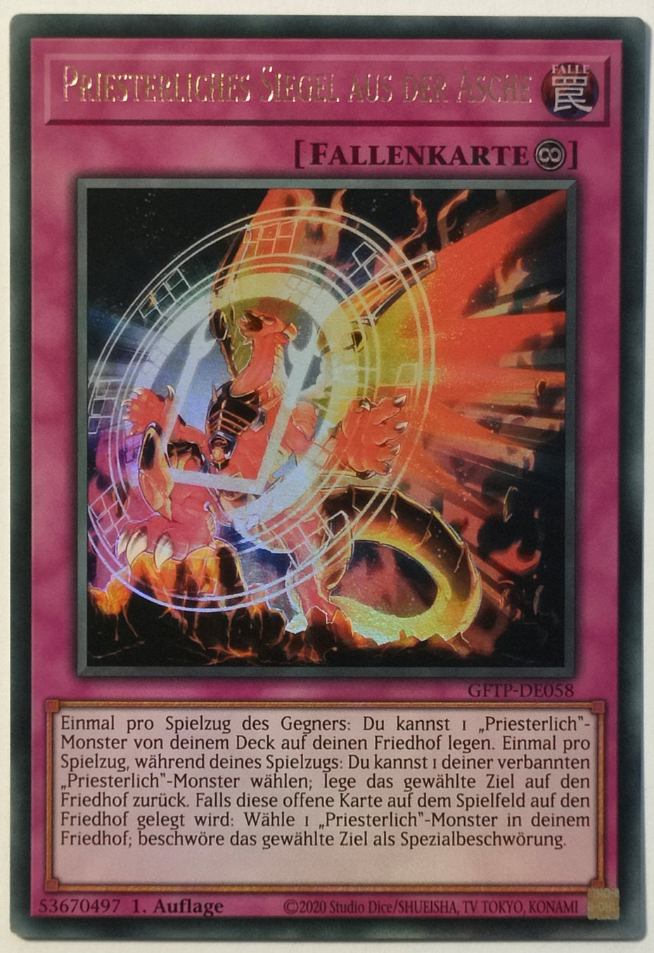 Priesterliches Siegel aus der Asche - Ultra Rare