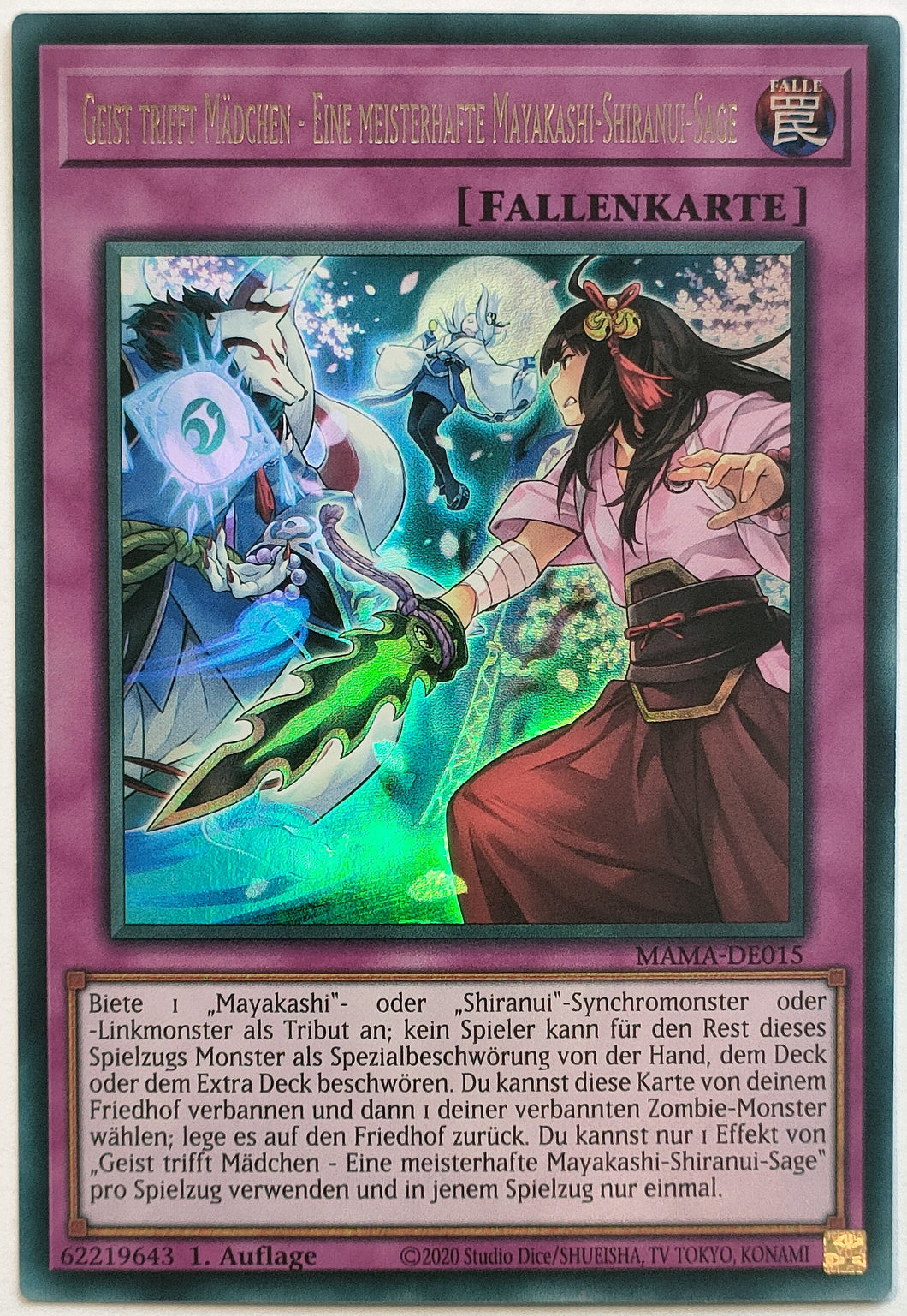 Geist trifft Mädchen - Eine meisterhafte Mayakashi-Shiranui-Sage - Ultra Rare
