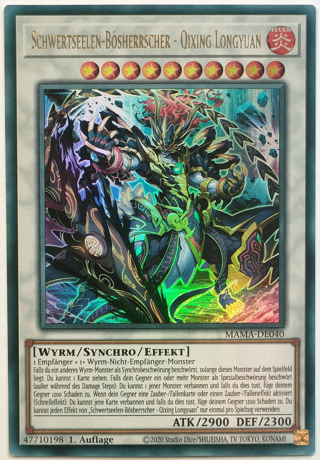 Schwertseelen-Bösherrscher - Qixing Longyuan - Ultra Rare