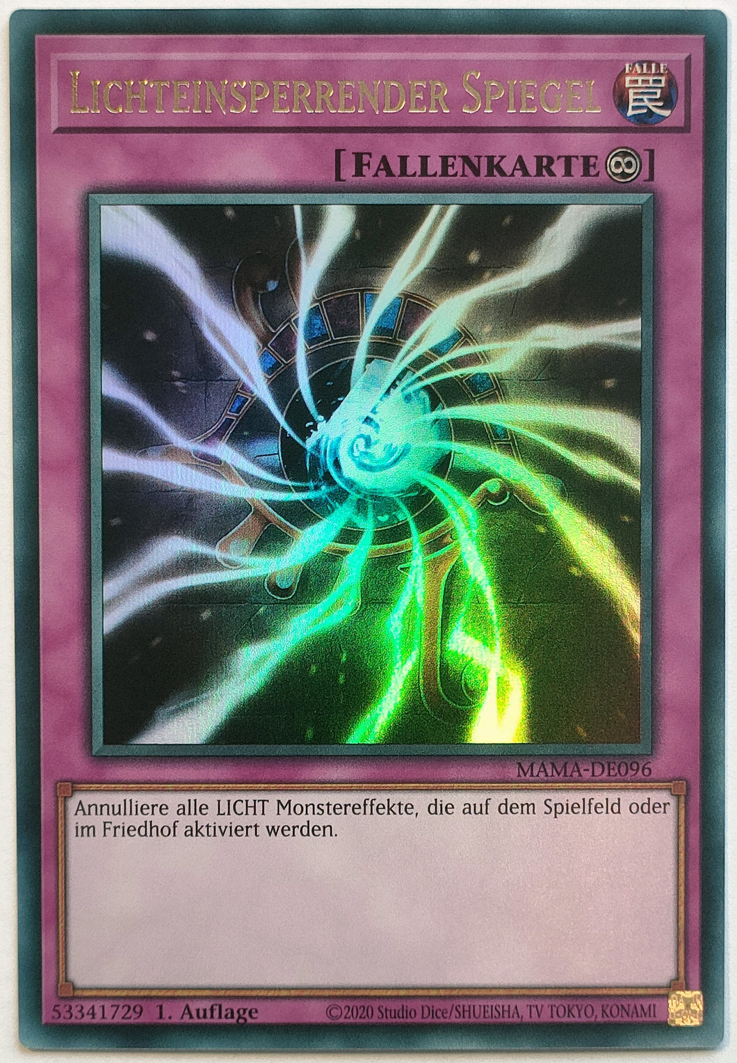 Lichteinsperrender Spiegel - Ultra Rare