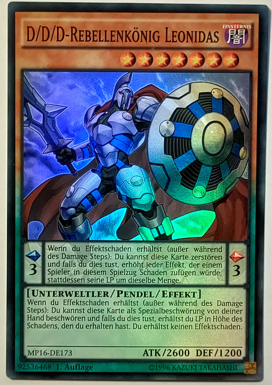 D/D/D-Rebellenkönig Leonidas - Super Rare