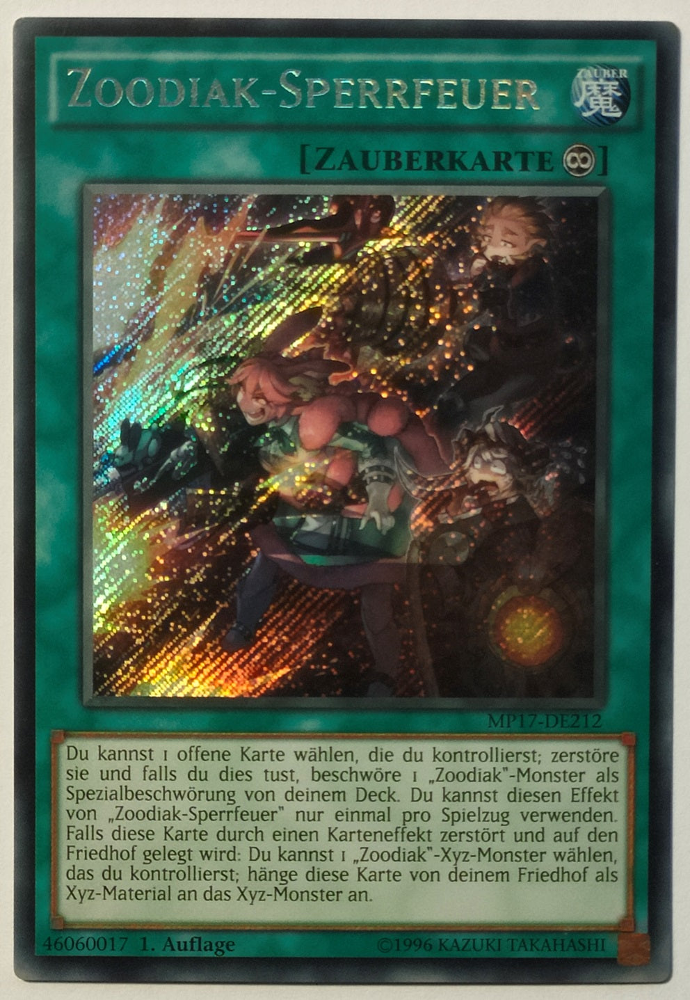 Zoodiak-Sperrfeuer - Secret Rare