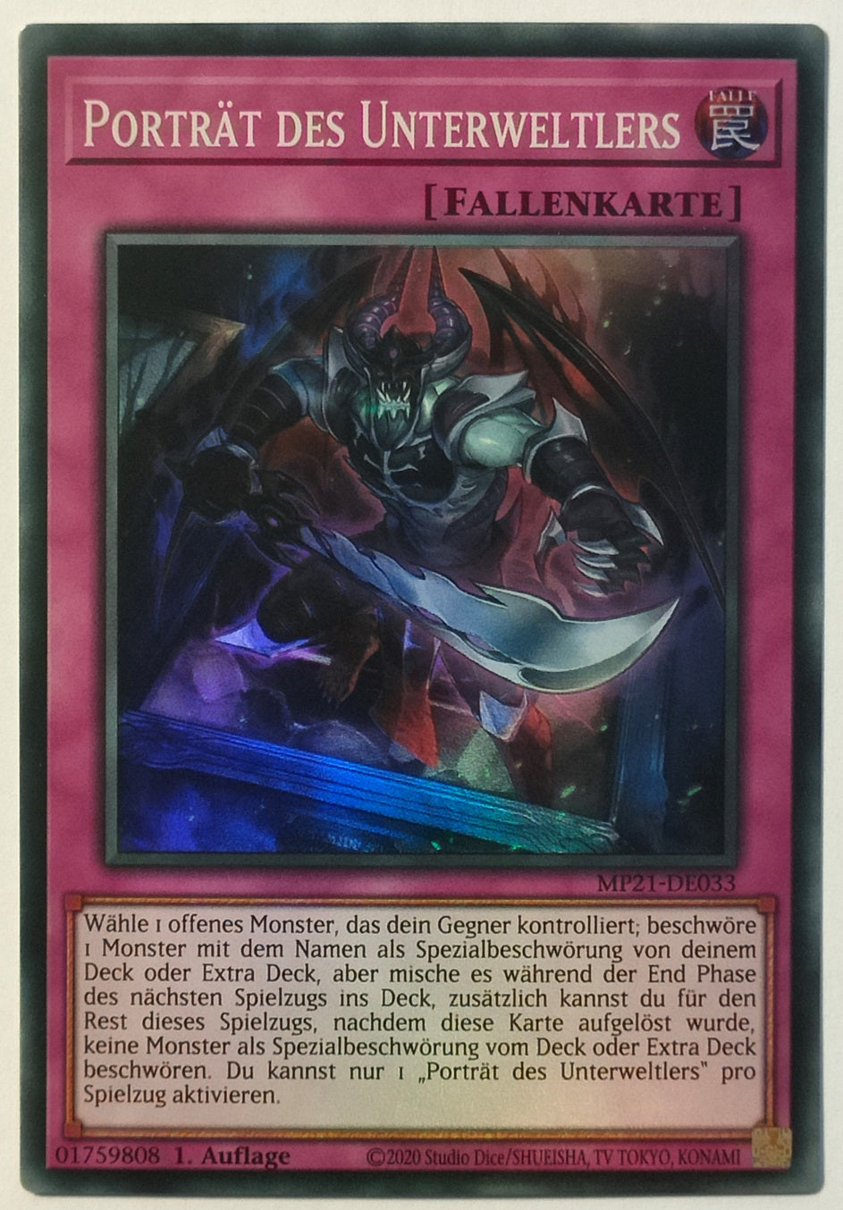 Porträt des Unterweltlers - Super Rare