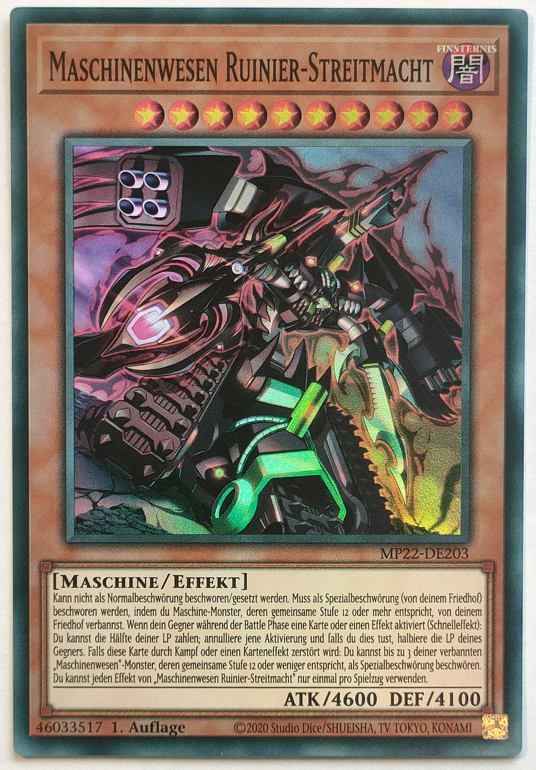 Maschinenwesen Ruinier-Streitmacht - Super Rare