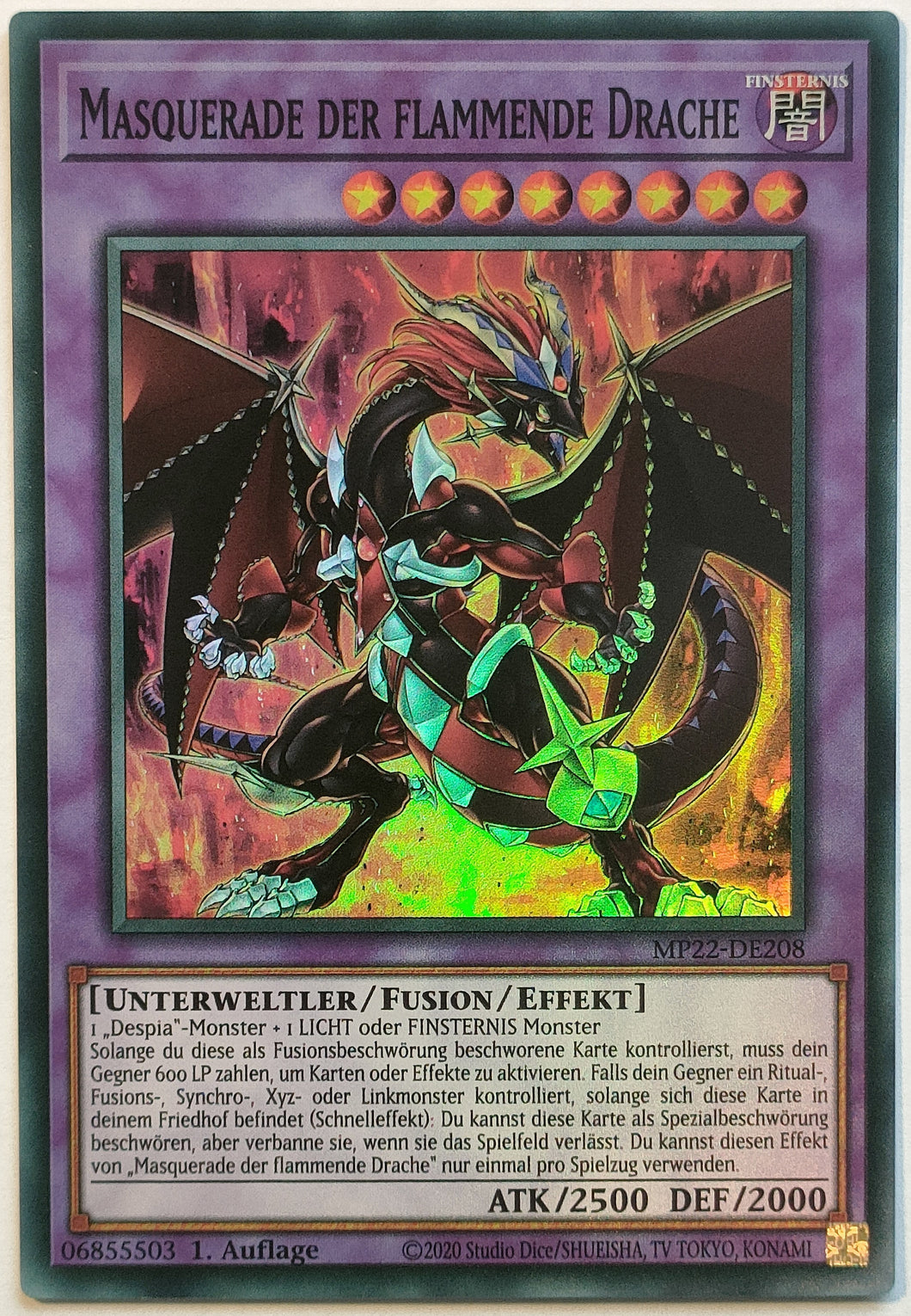 Masquerade der flammende Drache - Super Rare