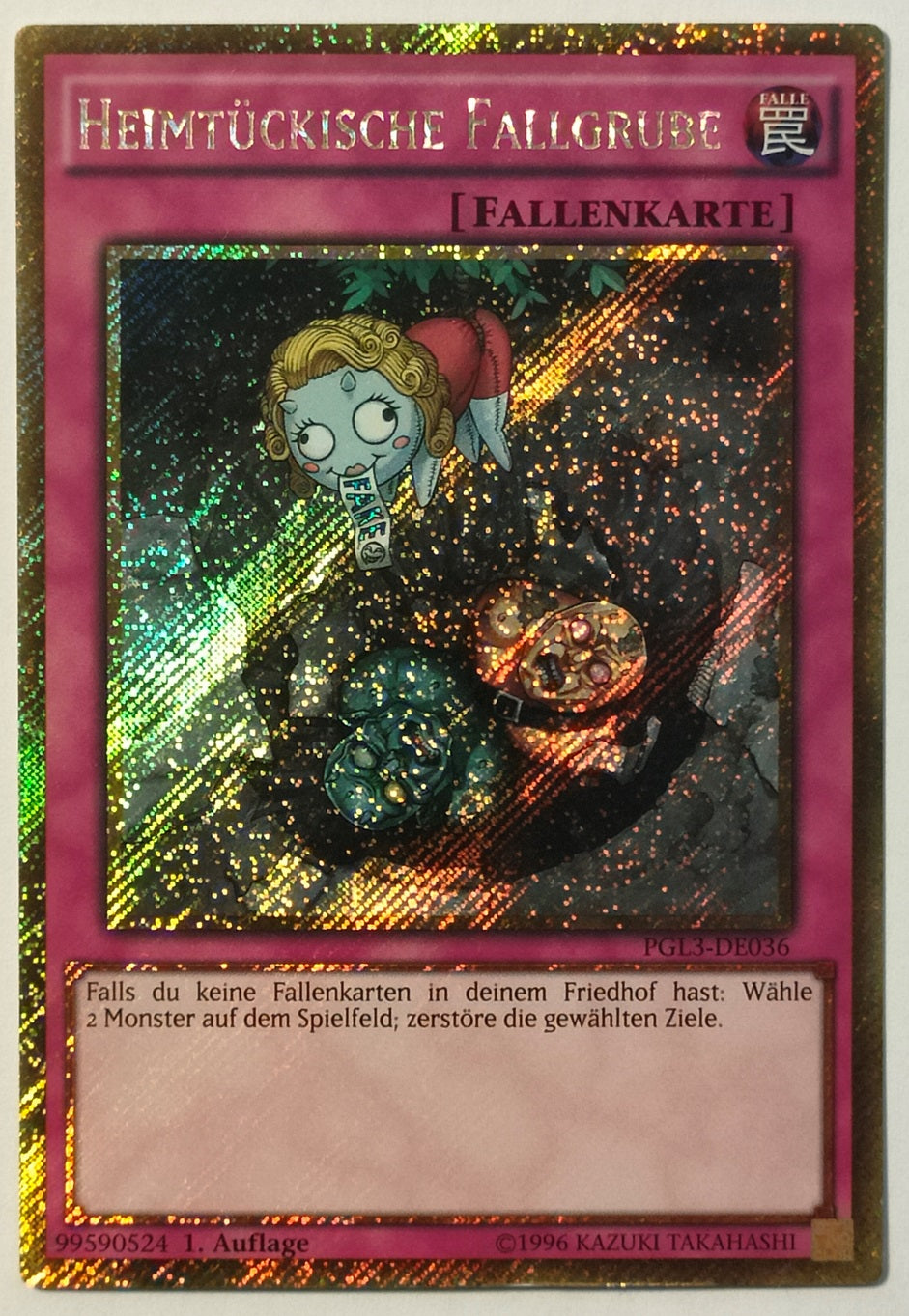 Heimtückische Fallgrube - Gold Secret Rare