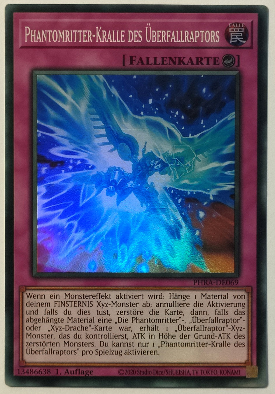 Phantomritter-Kralle des Überfallraptors - Super Rare
