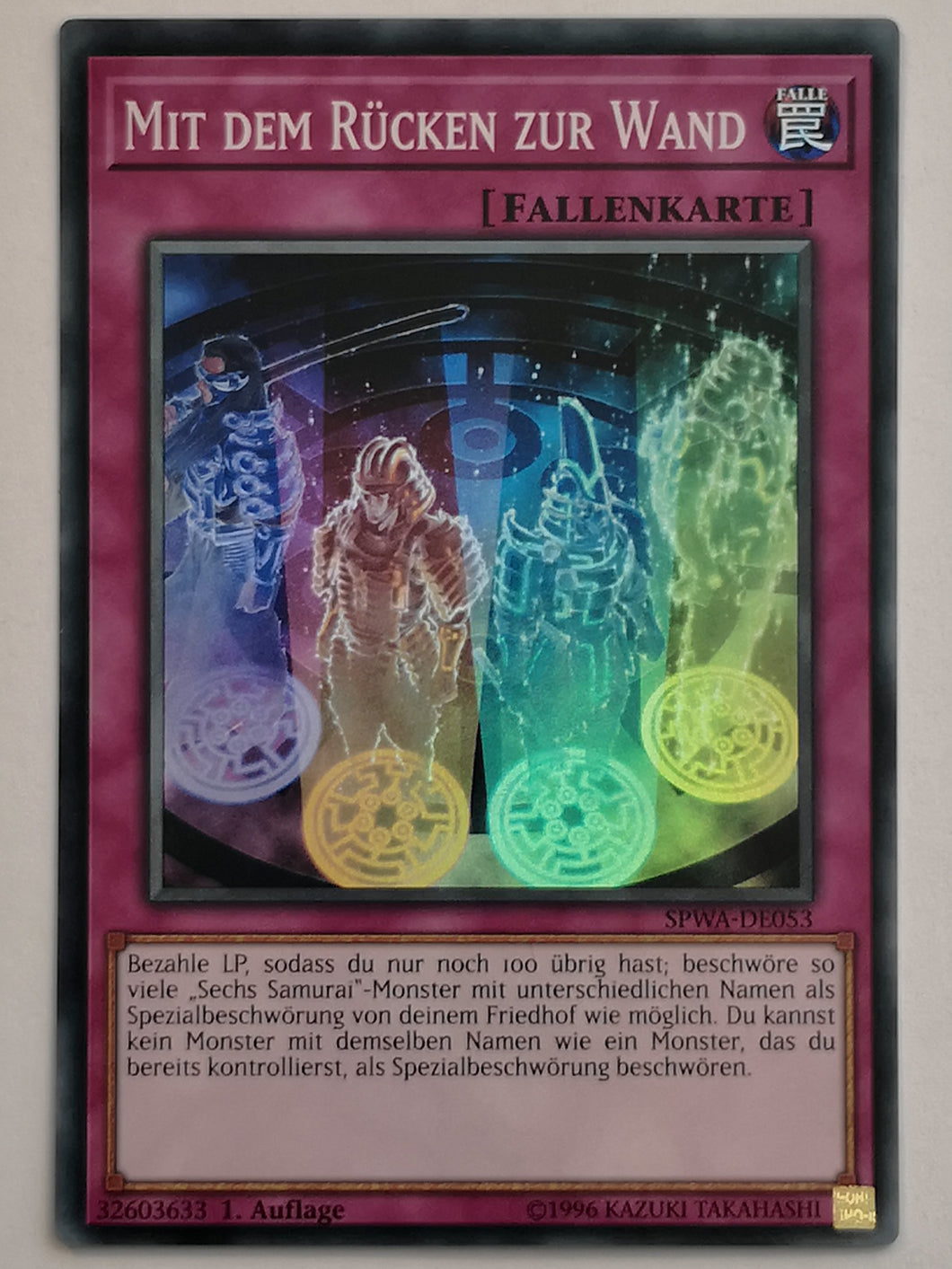 Mit dem Rücken zur Wand - Super Rare