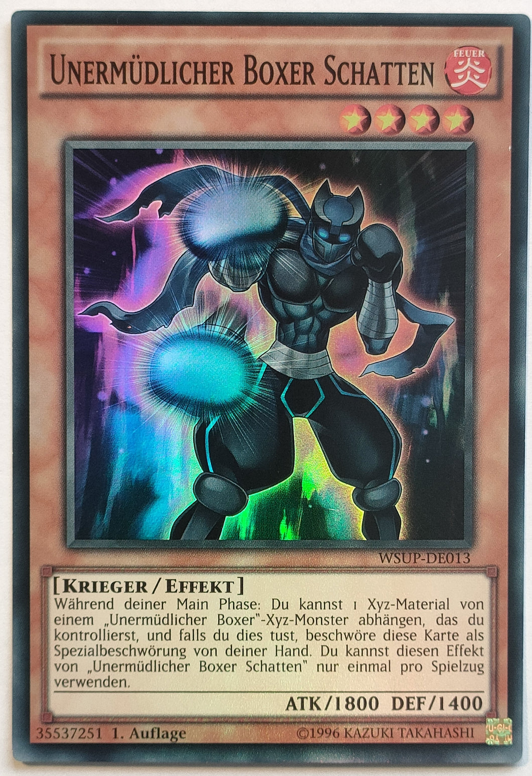 Unermüdlicher Boxer Schatten - Super Rare